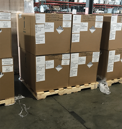 safe warehouse pallet items